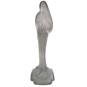 Heisey By Imperial Frosted Glass Madonna Figurine - 9" Made In Belgium